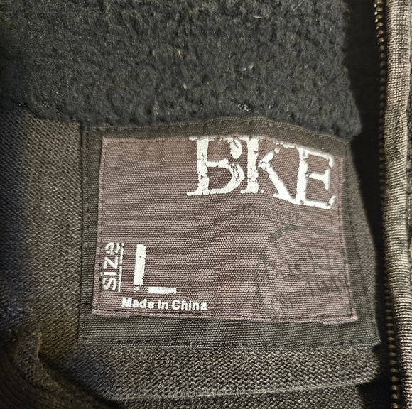 BKE Buckle Sweater Men's Size Large 1/4 Zip Mock Neck Cotton Athletic Fit Knit - Picture 5 of 6